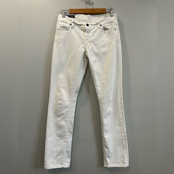Citizens of Humanity Ava Straight Leg White Jeans - Picture 3 of 13